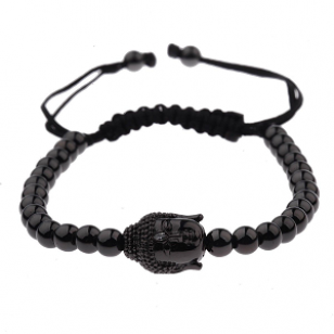 Armband Zirkonia Boeddha 