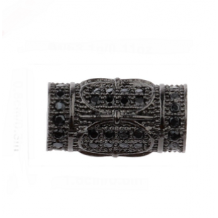 Kraal Tube Zirkonia Black 16mm