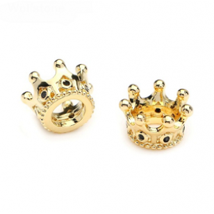 Kraal Kroon Zirkonia Goud