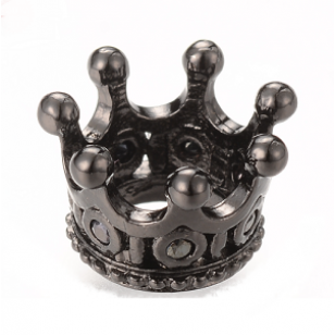 Kraal Kroon Zirkonia Black