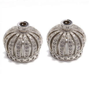 Kroon Kapje Zilver Zirkonia