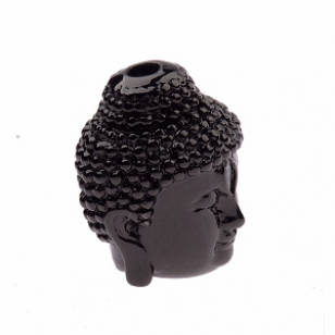 Kraal Zirkonia Boeddha Zwart